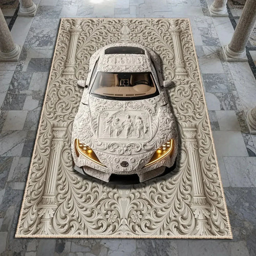 Barok Motifli Supra Tasarım Halı